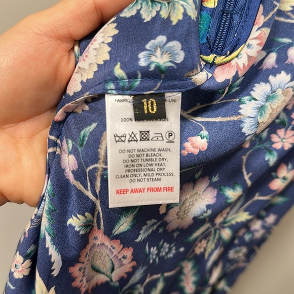 The Vampires Wife floral liberty Tiered A-Line Maxi Dress - Picture 3 of 9